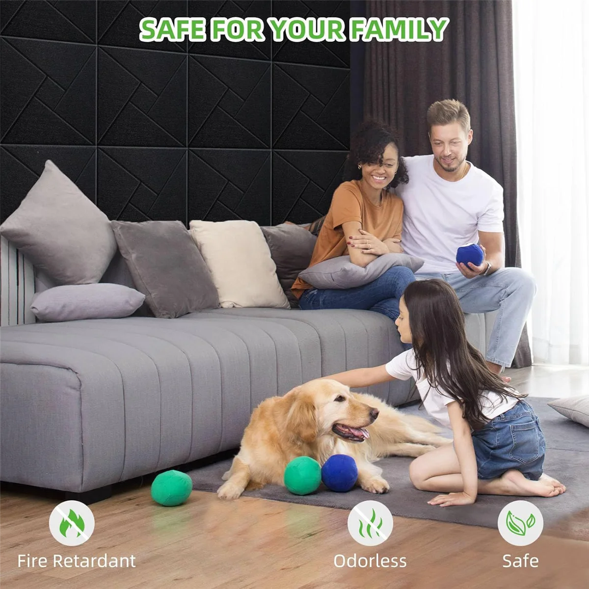 12 самоклеящихся акустических панелей звукоизоляционная акустическая пена