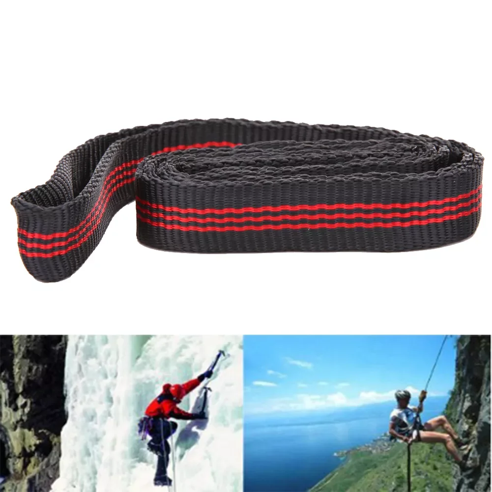 

Outdoor Rock Climbing Belt Support Protective Sling 22KN 60cm Polyester rock Climbing Sling Bearing Strap Reinforce Rope