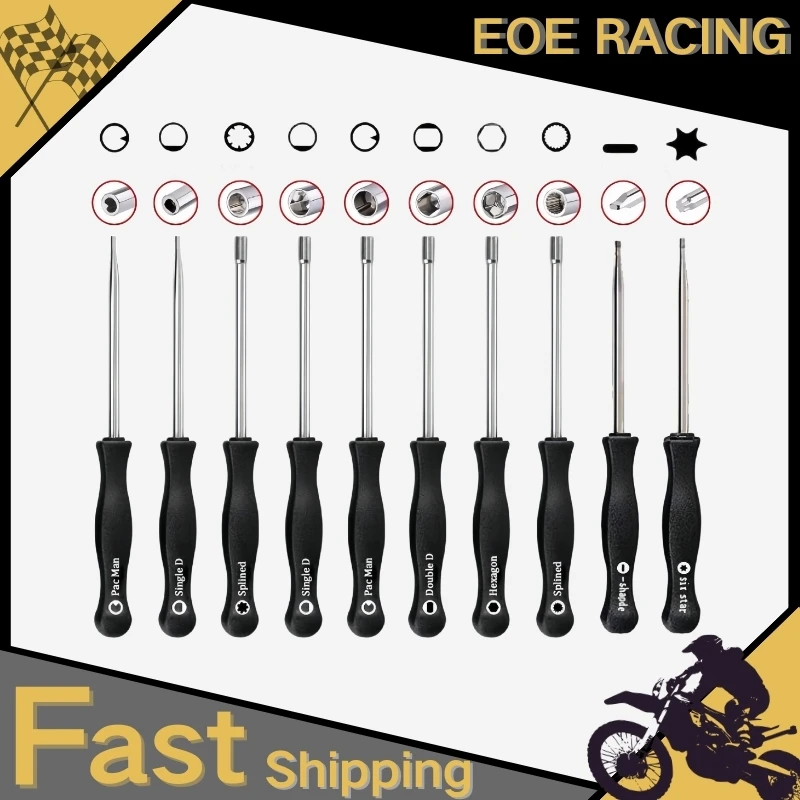 10 шт. инструмент для регулировки карбюратора одинарный D двойной шестигранный