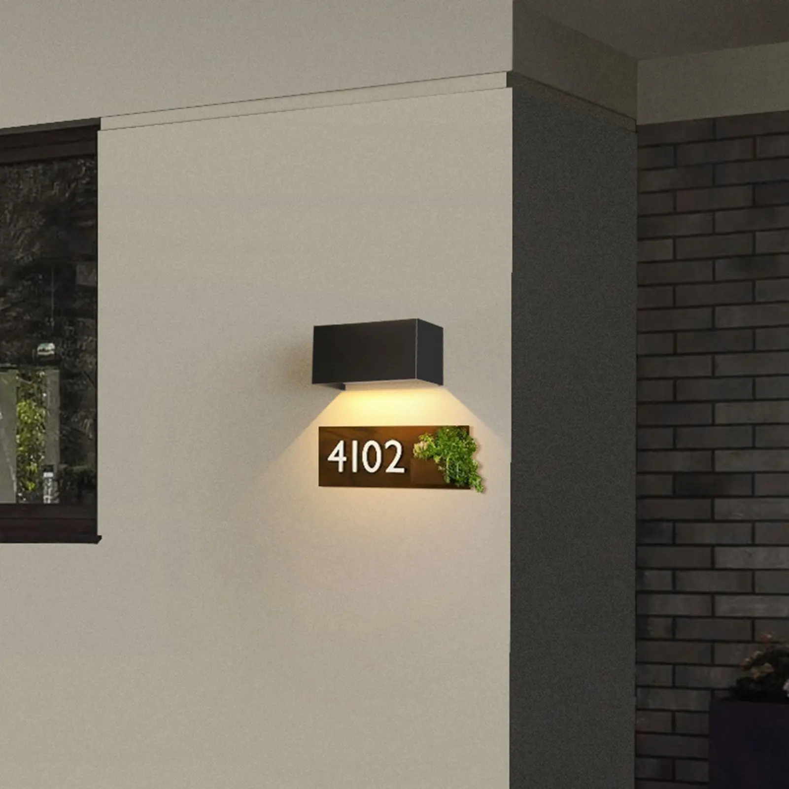 Внешняя настенная лампа дневного света водонепроницаемость IP65 мощность 24 Вт