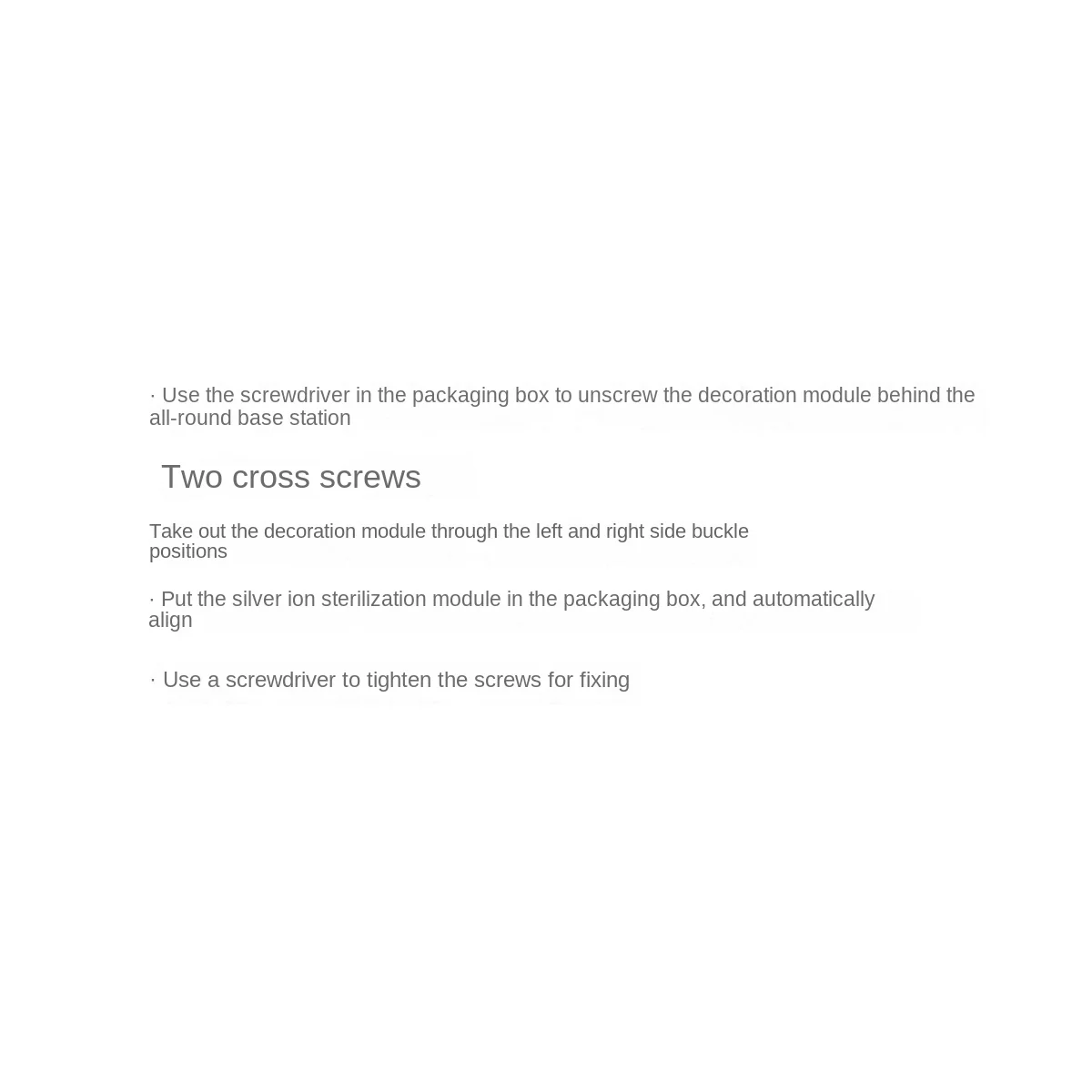 2 шт. для + модуля стерилизации аксессуары ионов серебра DEEBOT X1/T10/TURBO/OMINI белый