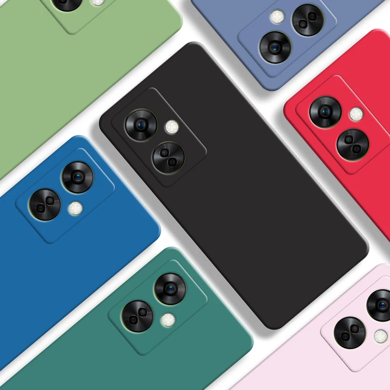 

Чехол для OnePlus Nord CE 3 Lite чехол OnePlus Nord CE 3 Lite, 6,72 дюйма, новый оригинальный бампер из жидкого силикона для Nord CE 3 Lite