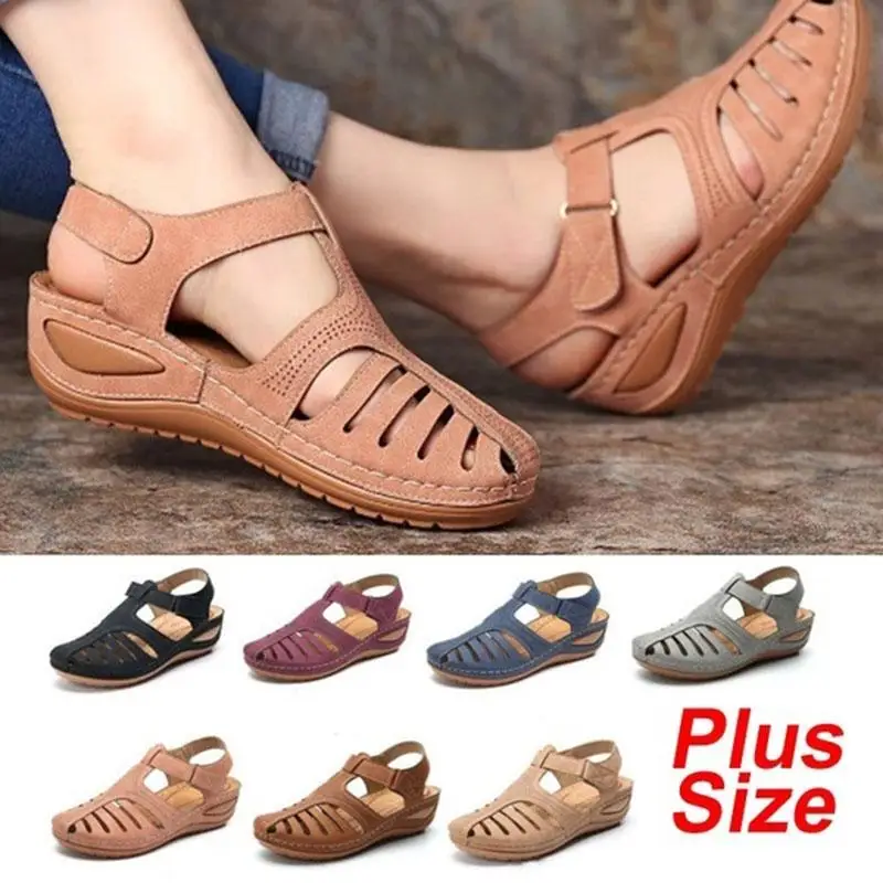 

Сандалии женские на платформе, удобная прогулочная обувь, повседневные, лето