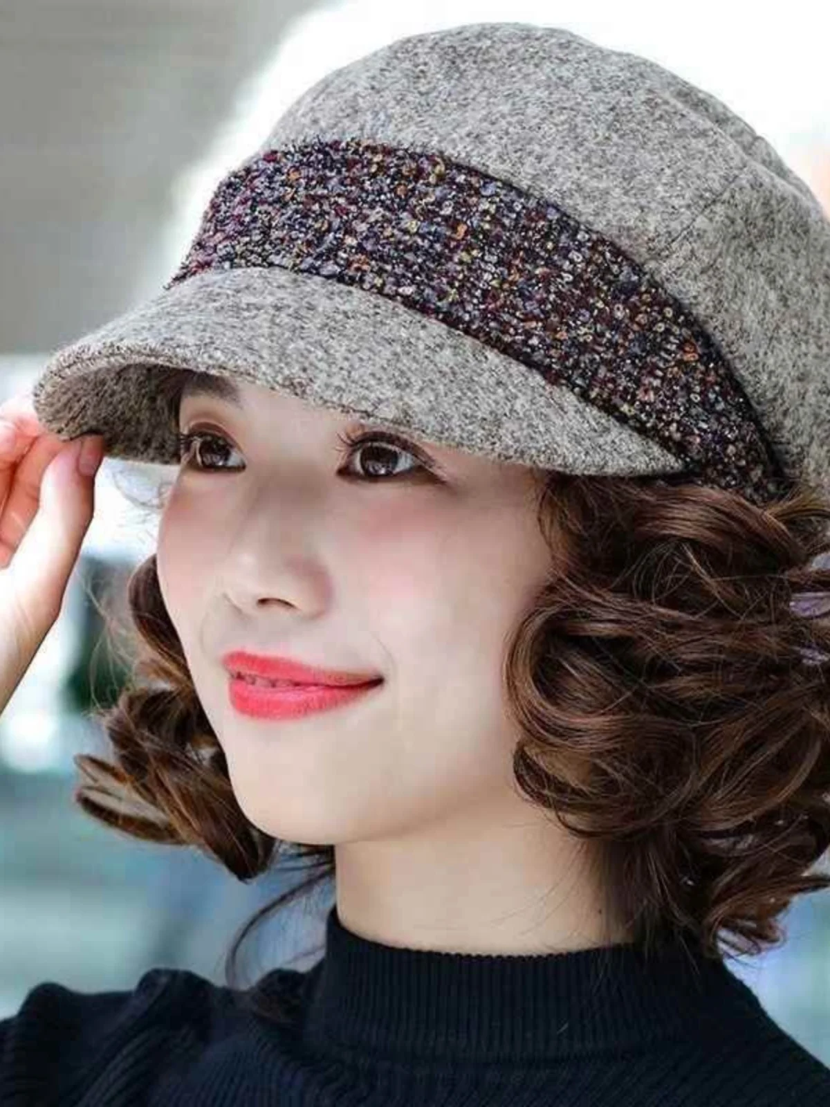 Шапочка для лысых париков химиотерапии парик среднего и пожилого возраста