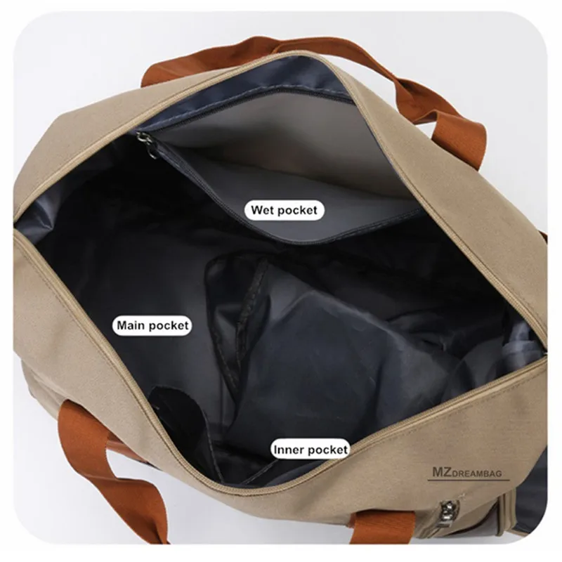 Женская сумка для спортзала Спортивная развлекательная большая дорожная