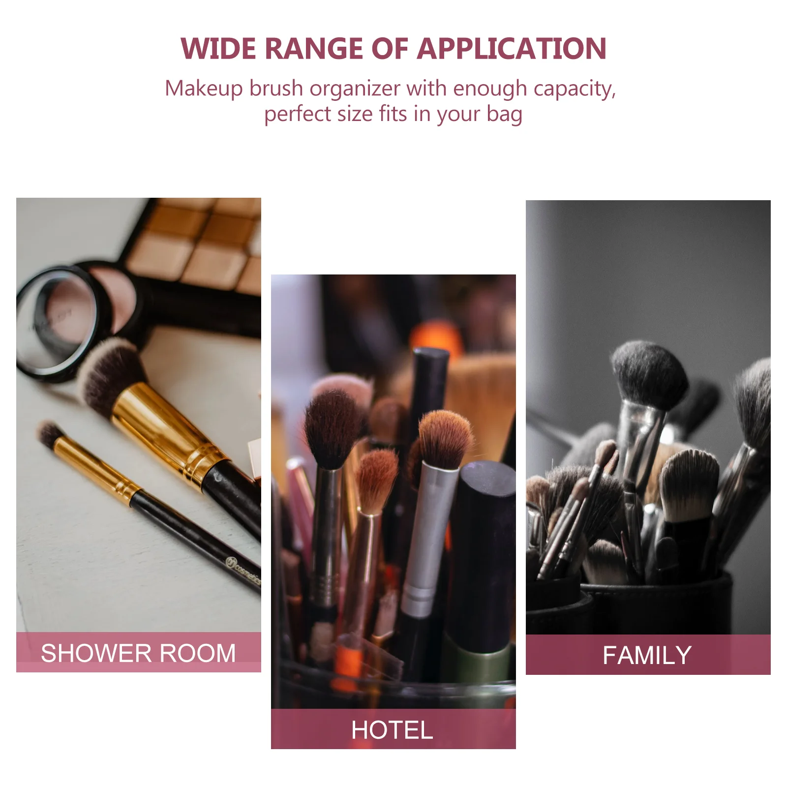 1 шт. держатель для хранения косметических кистей |