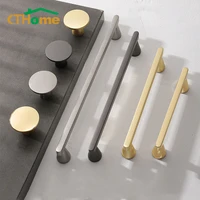 1pcs golden handles for cabinets and drawers shoe cabinet dresser pulls modern style furniture hardware zinc alloy door handle