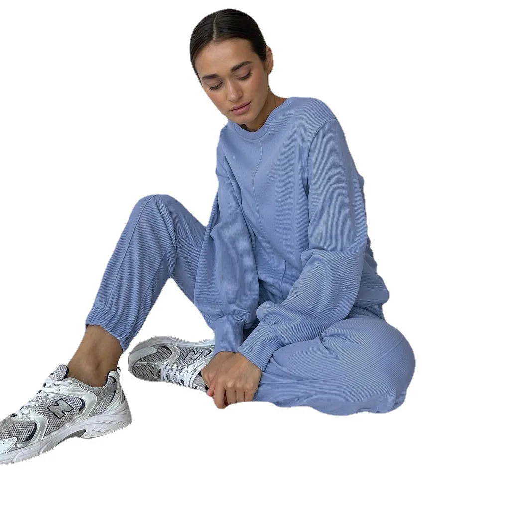 2022 Autumn Long Sleeve Long Pants Pajamas Set Women Wholesale Fashion Silk Satin Two-piece Pj Sets Sleepwear Loungewear Pijama