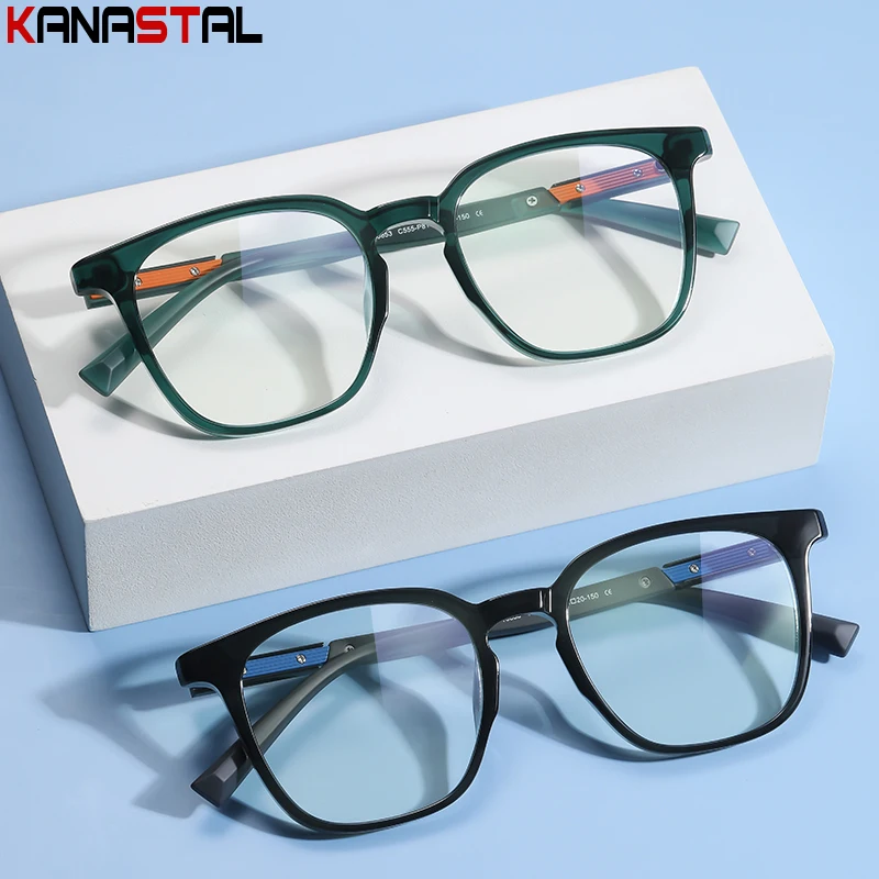 Мужские очки для чтения по рецепту CR39 оптика линзы близорукости женские с