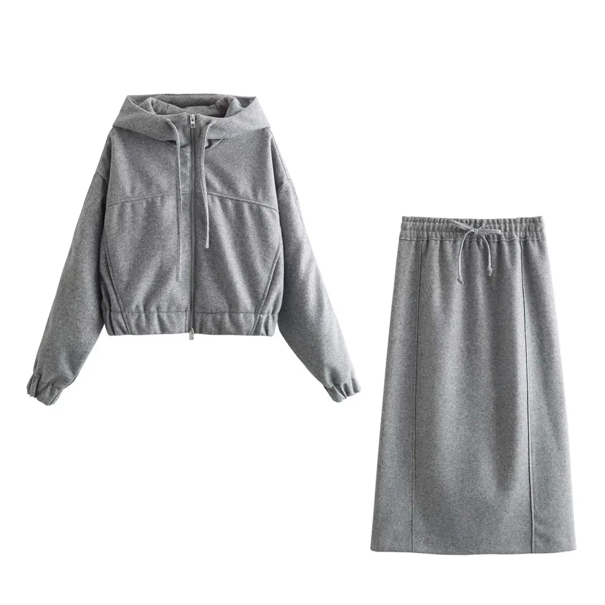 Женская толстовка с капюшоном Rindu TRAF 2024