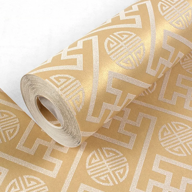 

Simple Modern New Chinese Style Wallpaper Bedroom Living Room Study Back Pattern Classical Zen Chinese Style Hotel Wallpaper