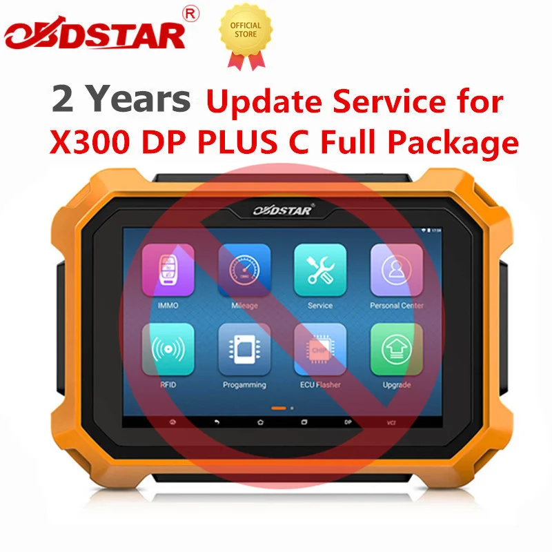 

Renewal 2 Years Update Service for OBDSTAR X300 DP PLUS C FULL /KEY MASTER DP PLUS C Package