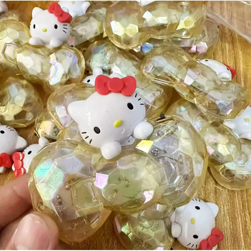 

HelloKittyes Cartoon Peripherals Kawaii Lights on Model Toy Pendant Keychain Unisex