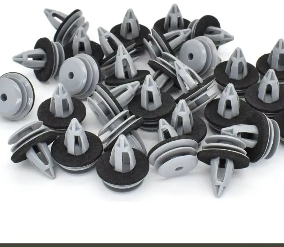 

50/100 шт., автомобильный бампер, брызговик, автомобильный крепежный зажим, автомобильные общие аксессуары, внутренняя дверная панель автомобиля, крепежные зажимы для карт