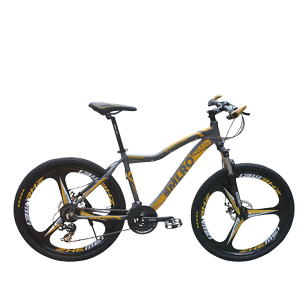 

26 Inches Bicycle 24 Speed Mountain Bike Sensitive Front And Rear Dual Disc Brakes Three Blade Wheel Aluminium Alloy