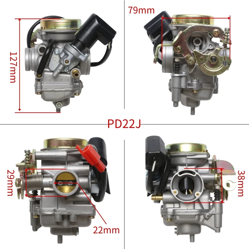 Карбюратор мотоцикла PD22J для Yamaha JOG100 ZY100 RS100 RSZ100 100cc скутер Байк (art.: 3920ceb7cdeb3) - 3920ceb7cdeb3