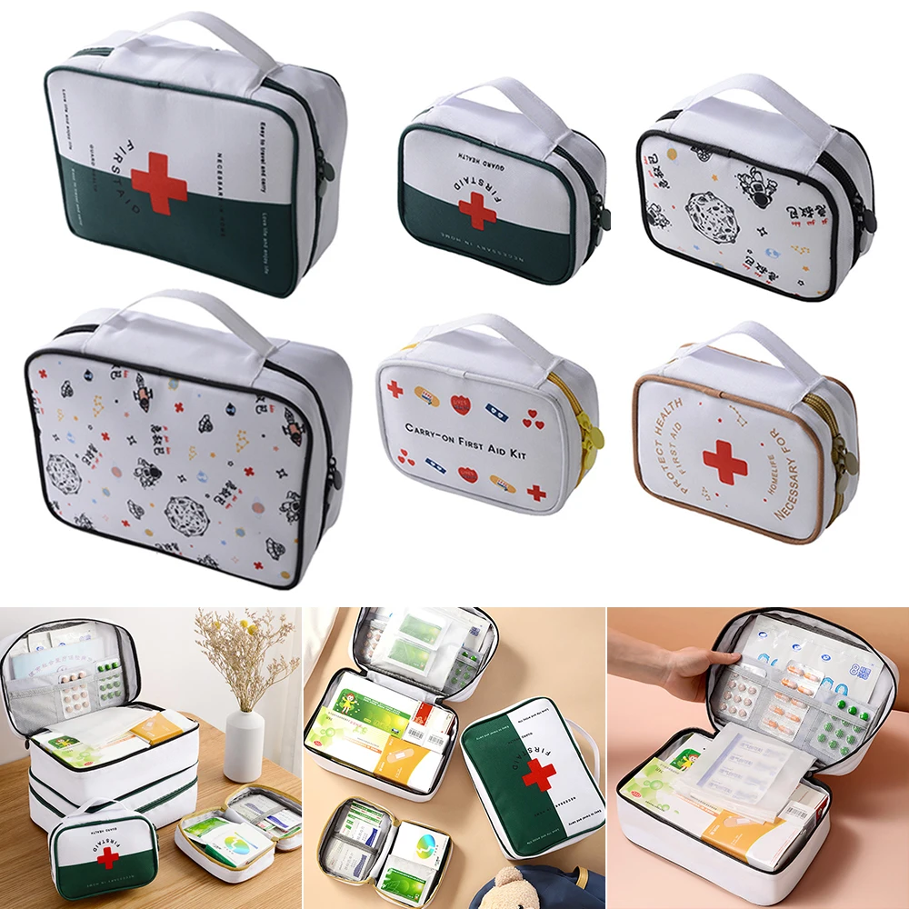 

Аптечка медицинская портативная водонепроницаемая, контейнер медицинский большой емкости для чрезвычайных ситуаций, путешествий, кемпинг...