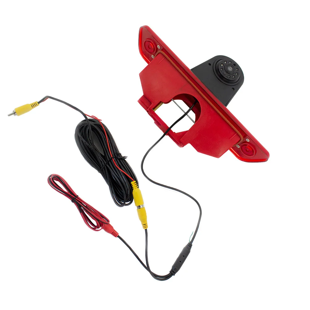 

1Pc Car Rear View Camera LED Night Vision Reversing Auto Parking Monitor Waterproof Camera (Red)