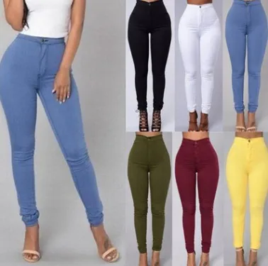 

2023 Autumn/Winter Women's Spliced High Waist Tight Slim Elastic Leggings