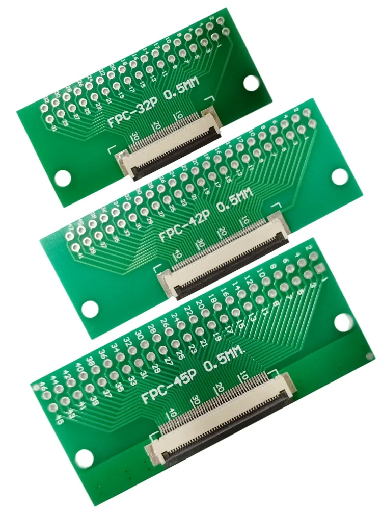 Плата адаптера FFC/FPC составляет от 0 5 до 2 54 мм и вставляется в 5/9/15/18/22/28/32/36/42/45/54p.