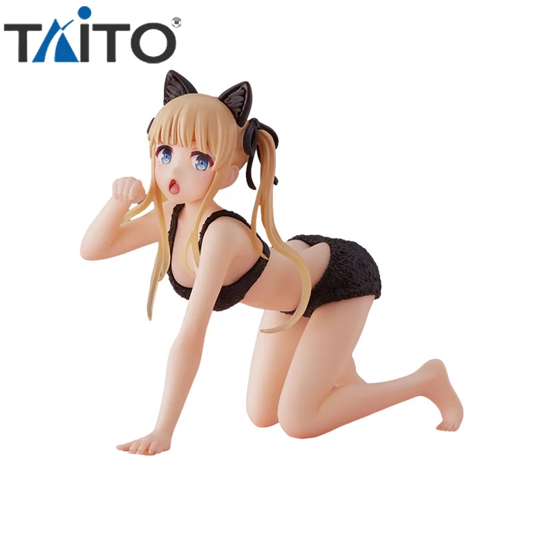 

100% оригинальная аниме-фигурка TAiTO Sawamura, модель кошки, как поднять скучную подругу, Коллекционная модель из ПВХ в коробке, игрушки, подарки