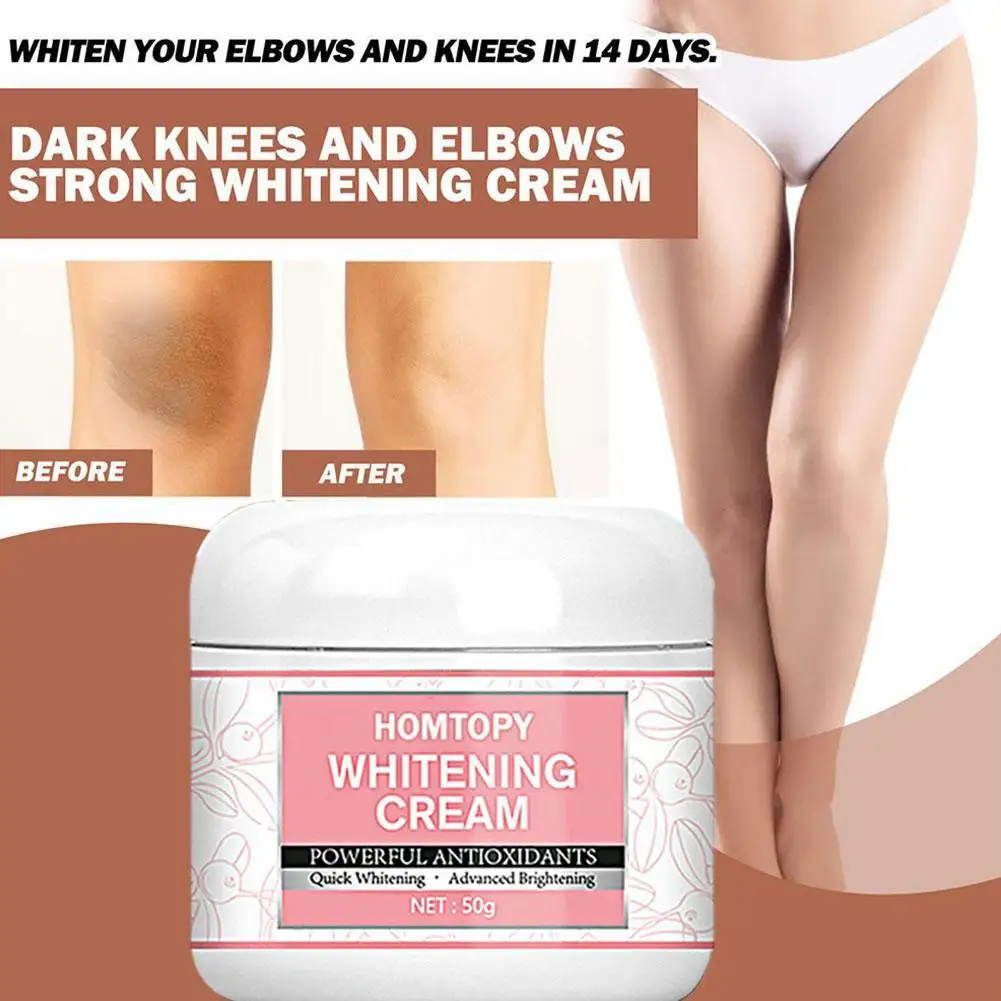 

50g Body Whitening Cream Intimate Areas Underarm Knee Buttocks Private Bleach Remove Pigmentation Nourish Skin Brighten