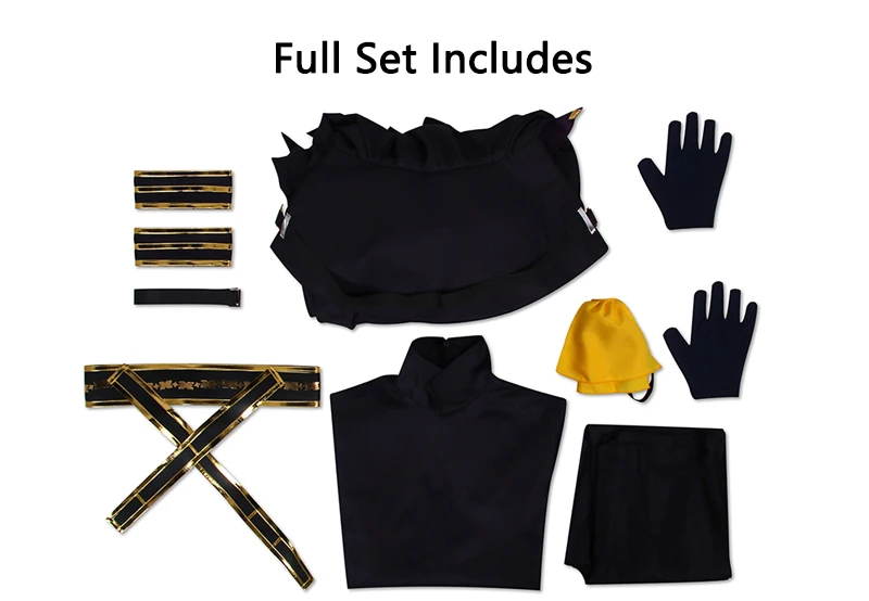 Anime The Eminence In Shadow Kagenou Cid Cosplay Costume Wig Black Cloak Uniform Garden Minoru Halloween