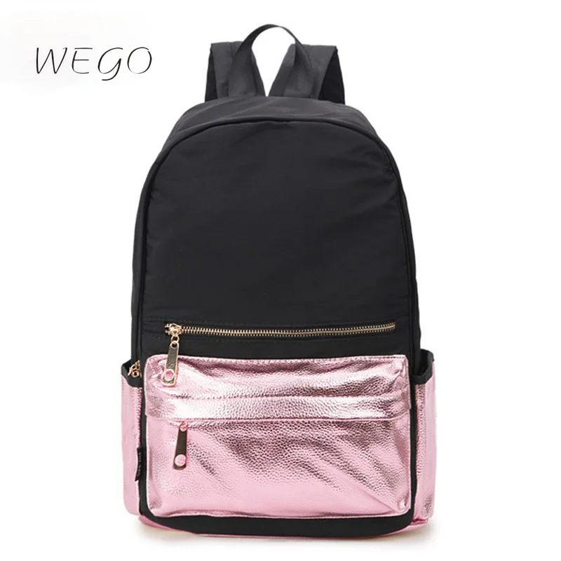 

Women Nylon Backpack For Teenager Girls Bagpack Mochila Feminina Casual School Student Shoulder Polyester Waterproof Bag