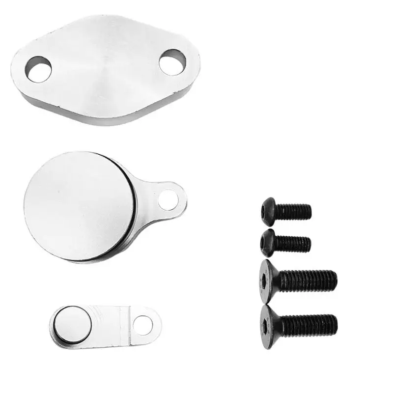 

Compatible With LS EGREVAP Truck Intake Manifold Purge Solenoid Delete Intake Exhaust Block Off Plate Kit Billet Aluminum