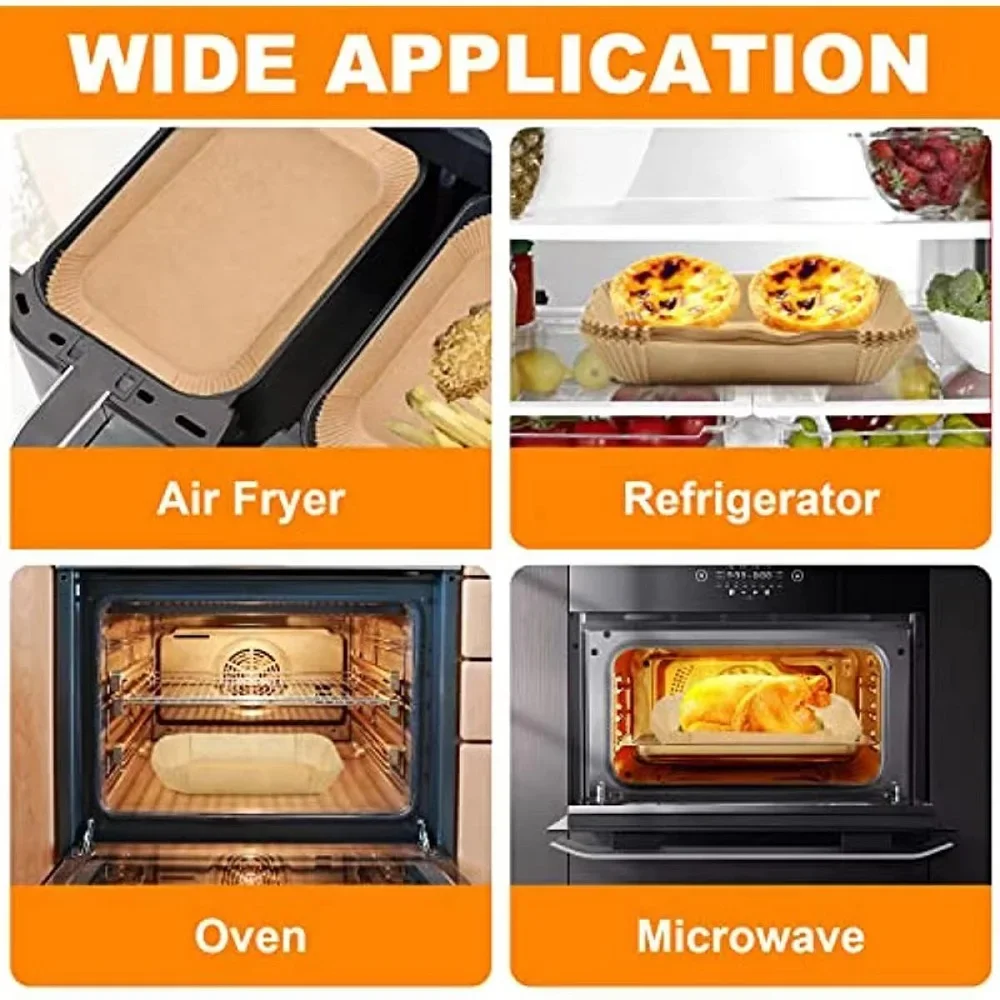 Одноразовая бумага для выпечки фритюрниц и грилей маслостойкий кухонный лист с