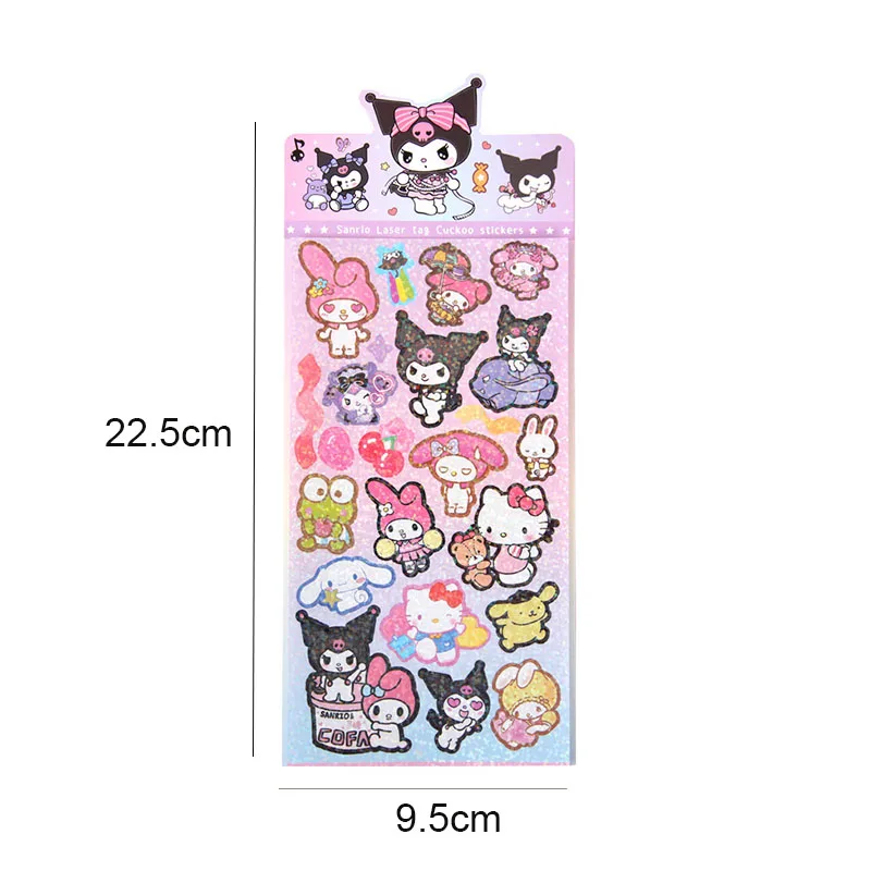 40 шт/лот Sanrio корица Kuromi мелодии стикеры милые скрапбук DIY дневника декоративные