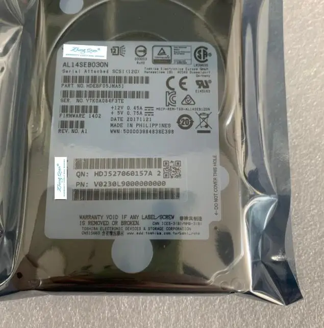 Для AL14SEB030N SAS 2 5 10K 12GB 300G