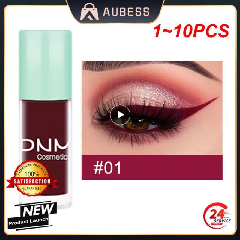 Универсальная однотонная Гладкая прочная матовая Водостойкая Подводка для глаз, 1-10 шт.