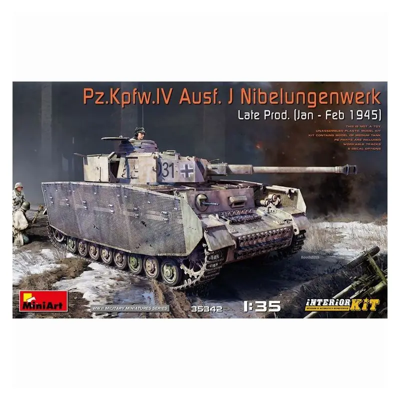 MiniArt 35342 1/35 "Pz.Kpfw.IV Ausf. J Nibelungenwerk Late P