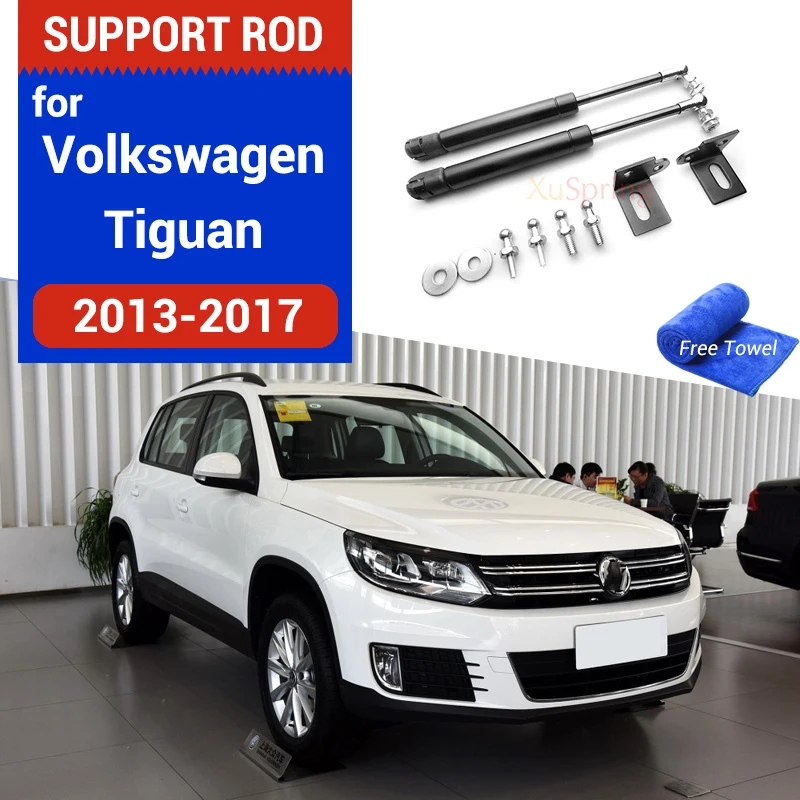 

Car Front Support Rod Lift Strut Bars Spring Shock Gas Bracket For VW Tiguan 2010 2011 2012 2013 2014 2015 2016 2017 MK1