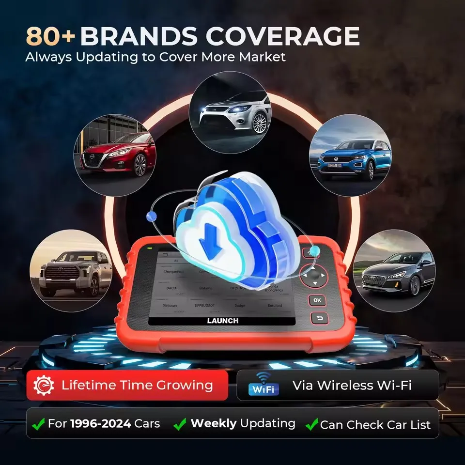 Фото Новый автомобильный сканер Launch X431 CRP129X V3.0 с обновлением 2026 года, поддержкой CANFD и DOIP, диагностический инструмент, сканер OBDII, автомобильный сканер №2