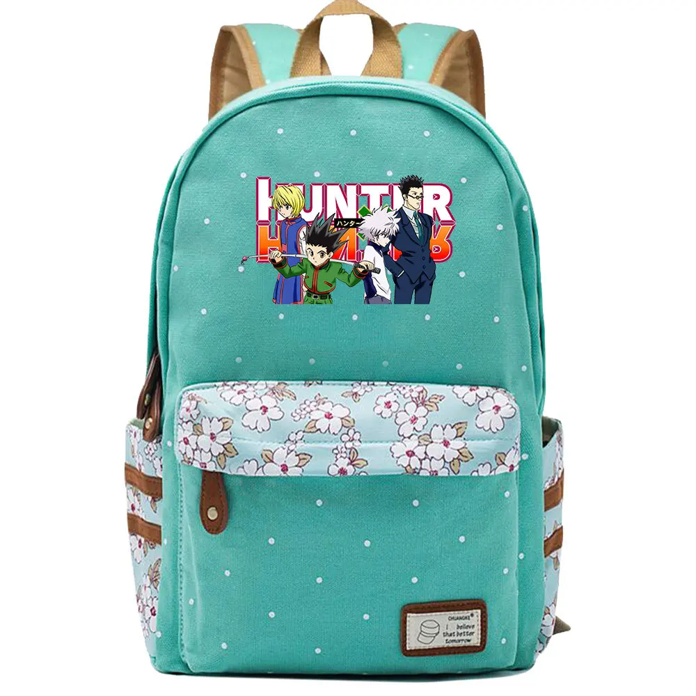 

Hunter x Hunter Kurapika Killua Zoldyck Backpack Schoolbag Travel Notebook Bag Gifts for Youth Students