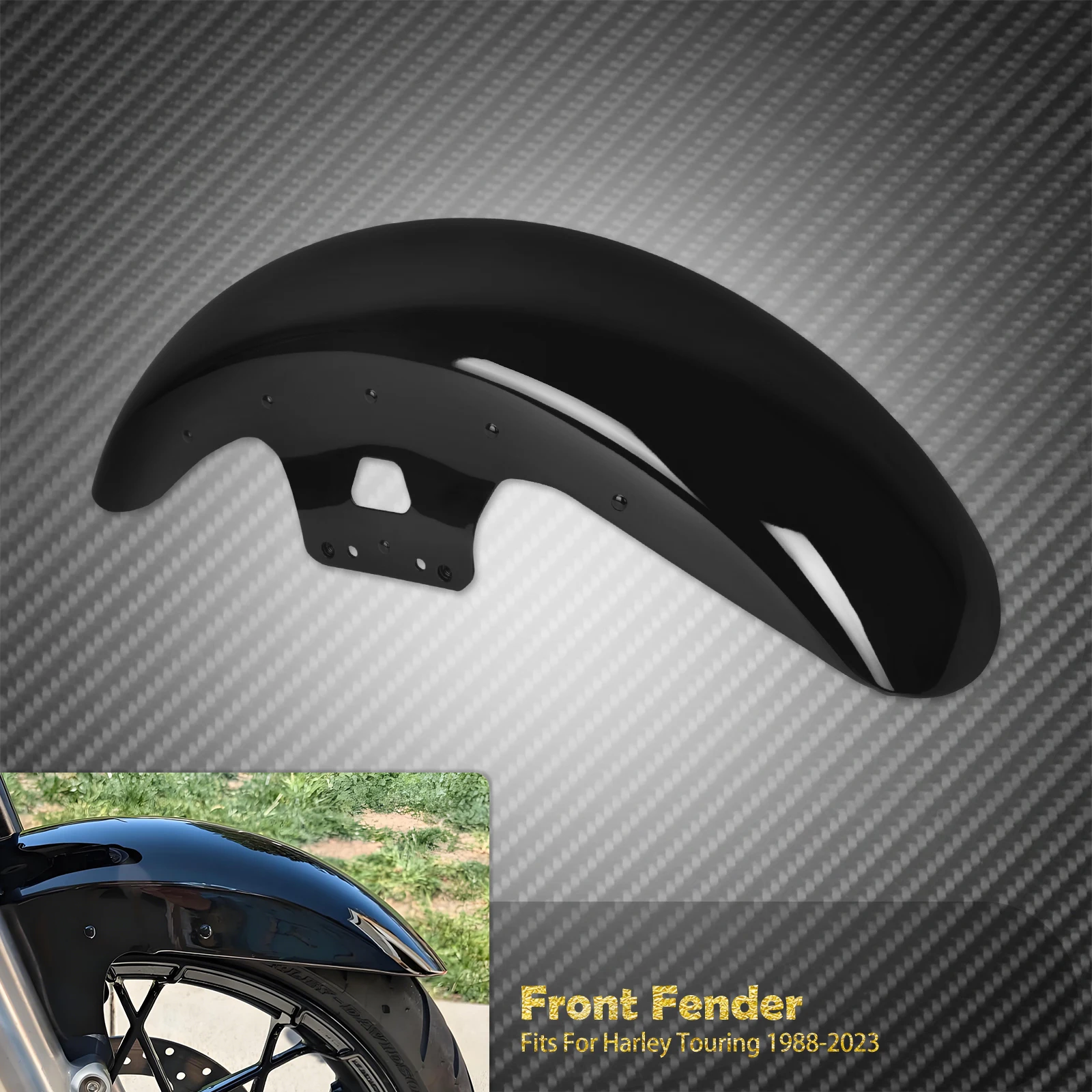 19-дюймовые колеса мотоцикла, переднее крыло для Harley Touring Road King Electra Road Street Glide FLHR FLHT FLHX 2014-23