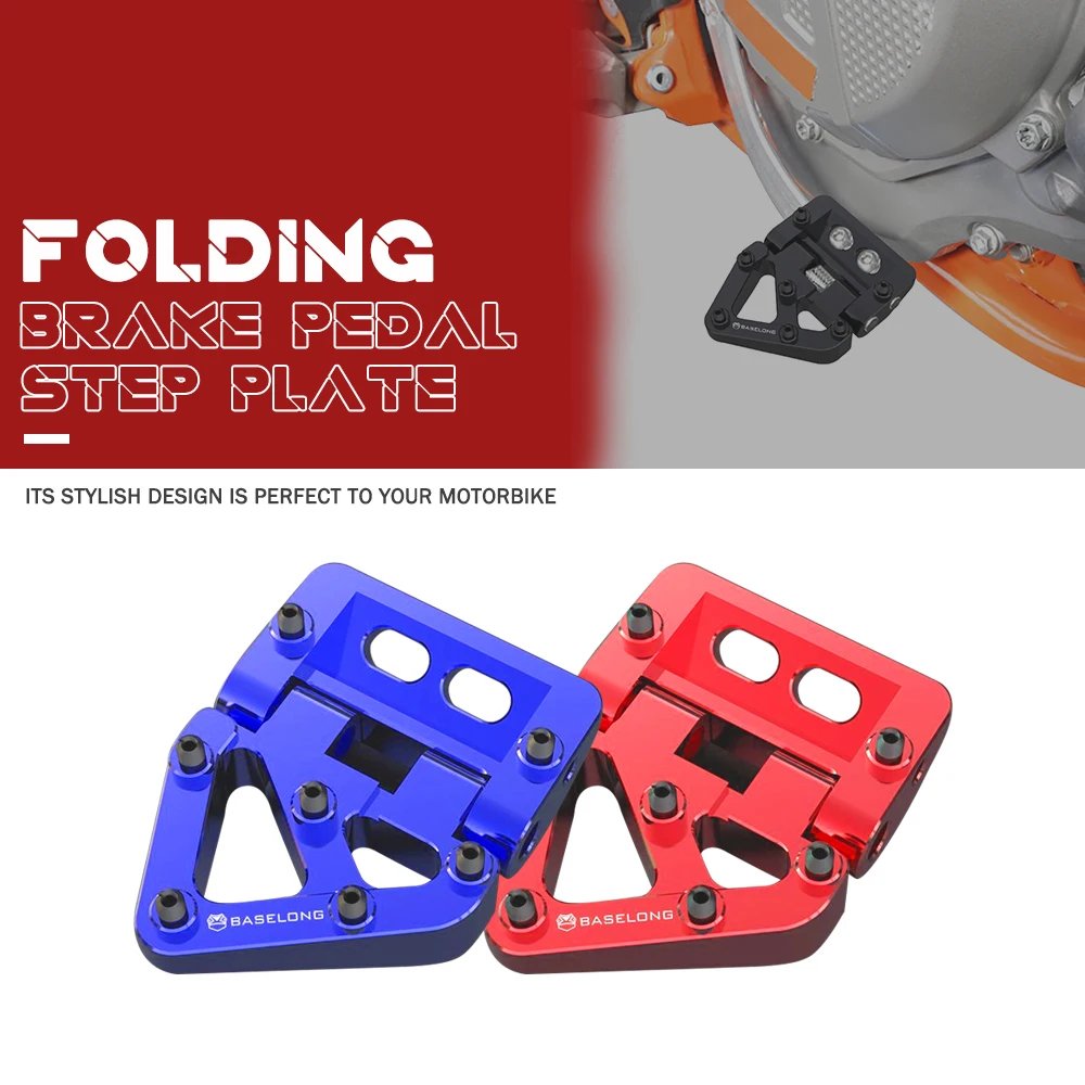 

Folding Rear Brake Pedal Step Tip Plate For Husqvarna TE TEI TX TE I ROCKSTAR EDITION 150 250 300 350 450 500 2017 - 2023 2022