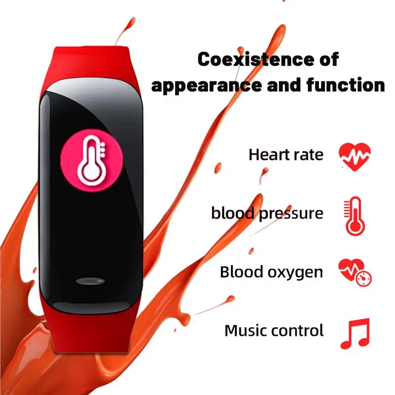 

C1plus Smart Bracelet Watch Fitness Blood Pressure Heart Rate Monitor Sleep Tracker Wristband For Android IOS Dropshipping