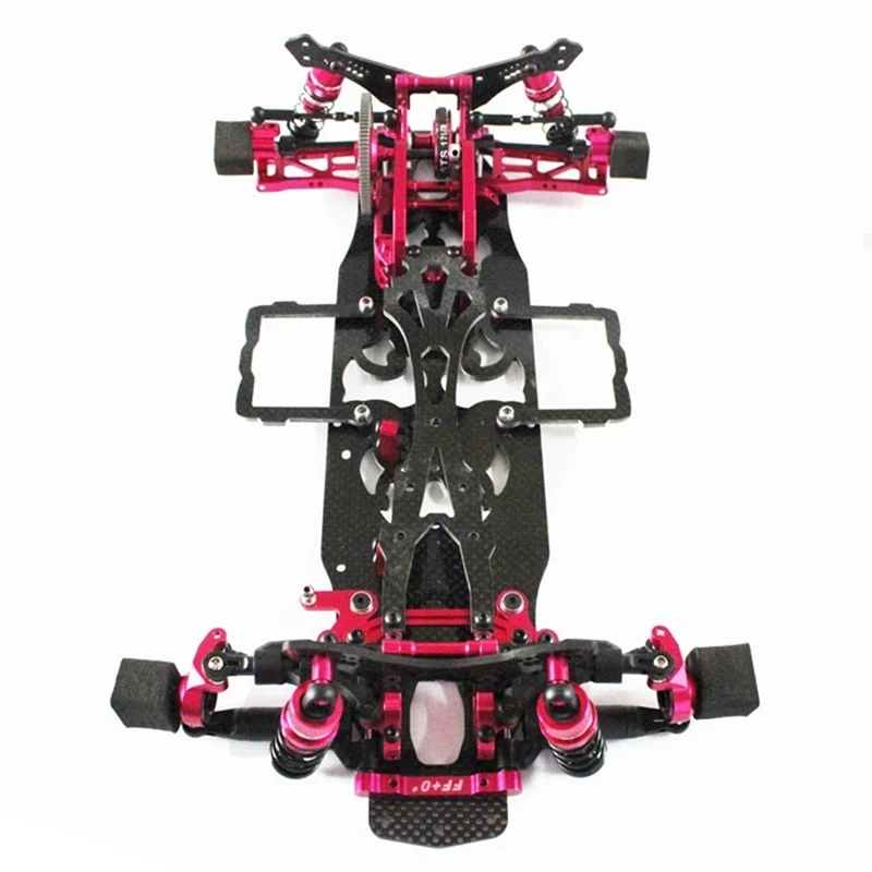 

Для 1/10 D4 AWD EP Sakura Drift Racing Frame Kit сплав углеродное волокно, четырехколесная рама