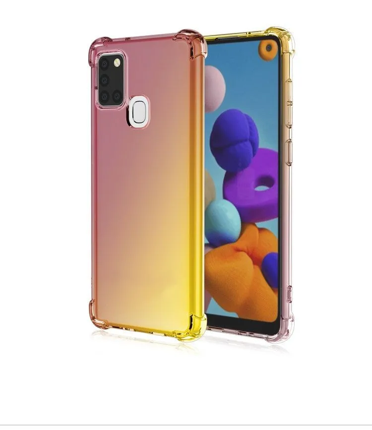 

Suitable For Samsung Galaxy A21SFusion Gradient Color Anti Drop Trendy And Fashionable Phone Case