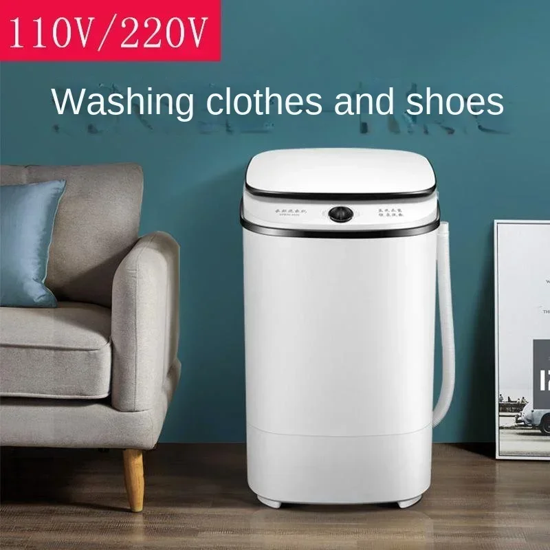 110V/220V Multi-functional Blue Light Shoes Washer Single Tub Semi-Automatic Washing Machine for Home Use