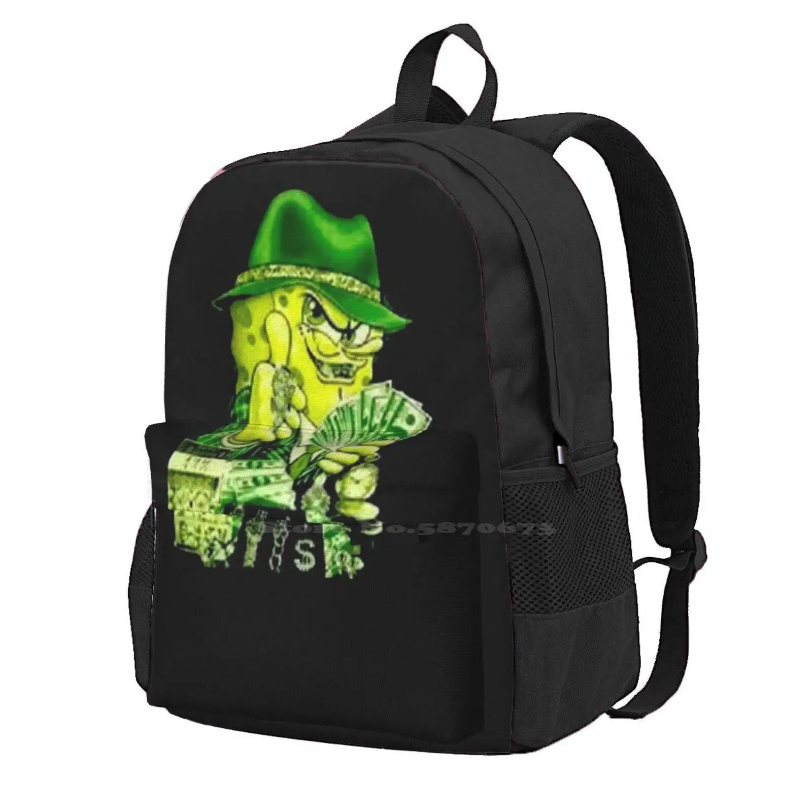 Laptop Travel Bags Funny Cartoon Cool Pimp Shitpost Meme Gre