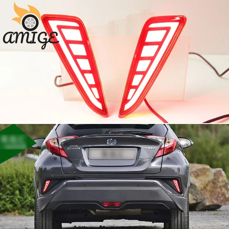 12 В автомобильные светодиодные фонари бампера для Toyota C-HR CHR 2016-2019 задние