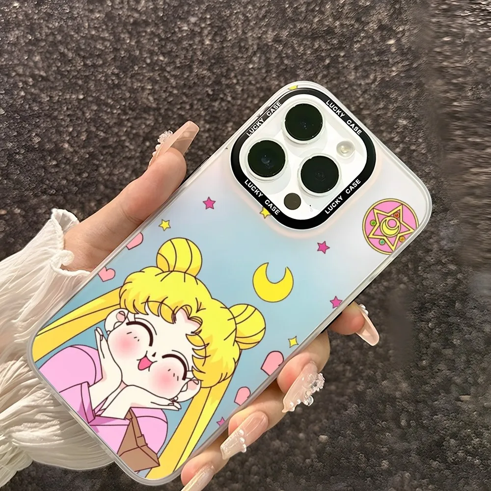 Прозрачный матовый чехол для IPhone 15 11 14 13 Pro Max 12 X XR XS 8 7 Plus