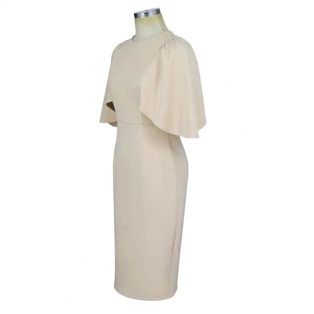 

Women Casual Dress Chic Ruffle Bodycon Dresses Flattering High-waist Knee-length Streetwear Styles for Formal Events Cocktails