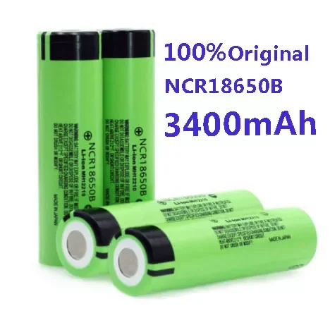

2023New Free Shipping 100% Original Bateria.recargable Nueva 18650,3400mah 3.7v NCR18650B 3400mah Herramienta Electrica LED
