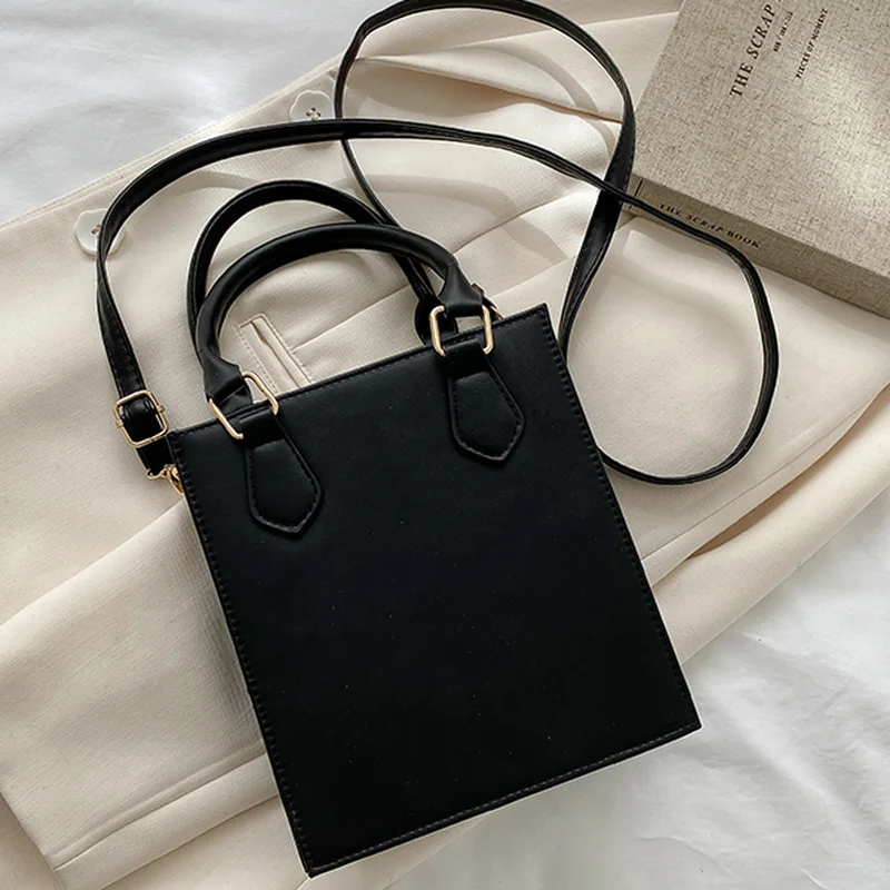 

Vintage PU Leather Handbag Purses Women Shoulder Crossbody Bag Clutch 2022 New Designer Ladies Messenger Totes High Quality
