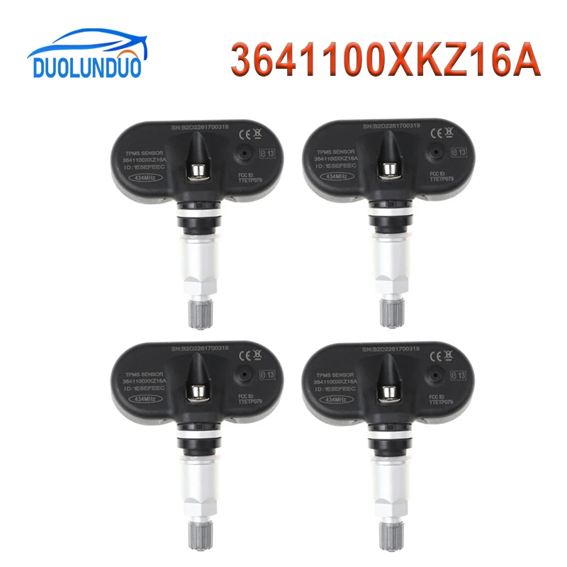 4 шт./лот 3641100XKZ16A для Great Wall Haval H6 434 МГц датчик давления в шинах TPMS 3641100XKZ16A